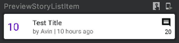 StoryListItemPreview StoryListItemPreview